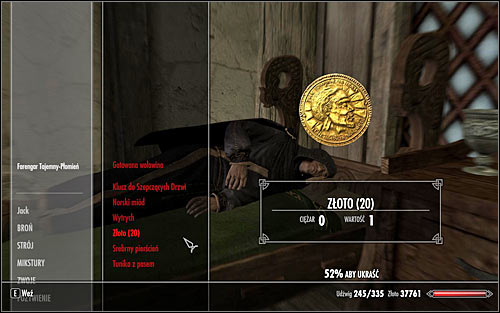 How to increase skill: This skill can be increased by successfully stealing items from other people - Pickpocket - Skills - The Elder Scrolls V: Skyrim - Game Guide and Walkthrough