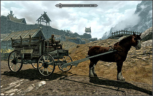A good way to unlock access to all the major areas of Skyrim is to hire a carriage to take you there - Exploration - Hints - The Elder Scrolls V: Skyrim - Game Guide and Walkthrough