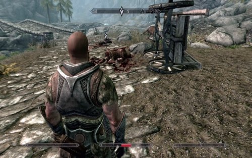 Head into the same direction and you will come across a knocked over carriage surrounded by multiple corpses - Prophet - Vampire Lord path - The Elder Scrolls V: Skyrim - Dawnguard - Game Guide and Walkthrough