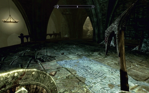Doing so will cause the statue to come to life and raise the grate nearby the stairs - Chasing Echoes - p. 2 - Vampire Lord path - The Elder Scrolls V: Skyrim - Dawnguard - Game Guide and Walkthrough