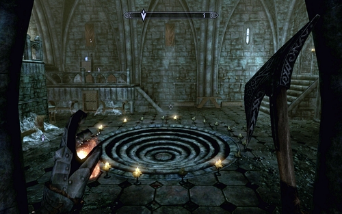 That way you will unlock a secret passage which will lead you to the laboratory of the vampire you're looking for - Chasing Echoes - p. 2 - Vampire Lord path - The Elder Scrolls V: Skyrim - Dawnguard - Game Guide and Walkthrough