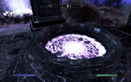 In order to reach one of the Keepers, you need to stand on the glowing circle - Beyond Death - Vampire Lord path - The Elder Scrolls V: Skyrim - Dawnguard - Game Guide and Walkthrough