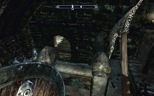 Inside the underground, find stairs leading onto the upper level - Chasing Echoes - p. 1 - Dawnguard path - The Elder Scrolls V: Skyrim - Dawnguard - Game Guide and Walkthrough