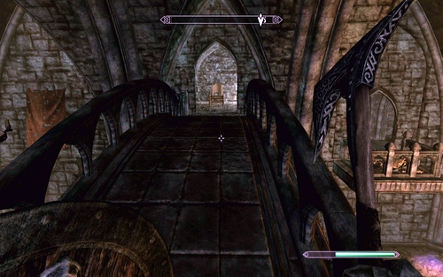 Behind it you will find a grate and a door beside each other - Chasing Echoes - p. 2 - Dawnguard path - The Elder Scrolls V: Skyrim - Dawnguard - Game Guide and Walkthrough