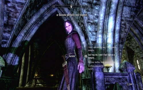 In order to head through it, you need to fulfil one of two conditions - Chasing Echoes - p. 2 - Dawnguard path - The Elder Scrolls V: Skyrim - Dawnguard - Game Guide and Walkthrough