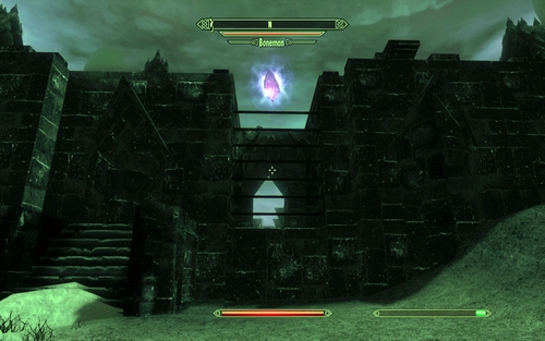 It can be found north-west of Valerica's former prison, inside big ruins with a rock flying above - Beyond Death - p. 2 - Dawnguard path - The Elder Scrolls V: Skyrim - Dawnguard - Game Guide and Walkthrough