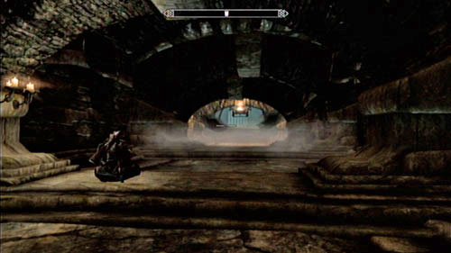 Head inside the next room and be ready for a sprint - deadly pendulums hang from the ceiling and only you can get past them (by using the Whirlwind Sprint Shout) - Find the source of Miraak's power - Main story mode - The Temple of Miraak - The Elder Scrolls V: Skyrim - Dragonborn - Game Guide and Walkthrough