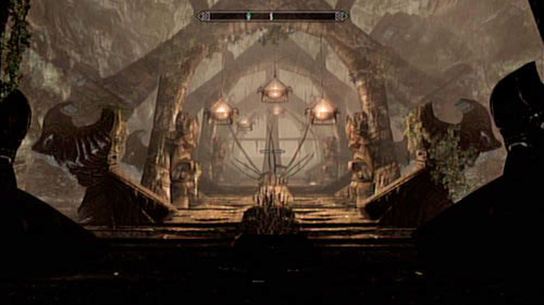 On the stairs you will come across four Draugrs, who you should eliminate from a distance (silent assassination are recommended, as they can pose a threat when in a group) - Find the source of Miraak's power - Main story mode - The Temple of Miraak - The Elder Scrolls V: Skyrim - Dragonborn - Game Guide and Walkthrough