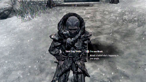 The Skaal leader is an old Nord - Storn Crag-Strider - Talk to Storn Crag-Strider - Main story mode - The Fate of the Skaal - The Elder Scrolls V: Skyrim - Dragonborn - Game Guide and Walkthrough