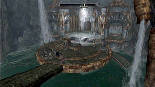 In order to cross the aqueduct, you will have to lower three draw bridges - Restore the steam supply to the Dwemer reading room - Main story mode - Path of Knowledge - The Elder Scrolls V: Skyrim - Dragonborn - Game Guide and Walkthrough