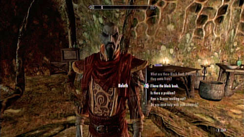 After obtaining the Black Book, return to Tel Mithryn and meet with Neloth - Lost Knowledge - Side missions - Tel Mithryn - The Elder Scrolls V: Skyrim - Dragonborn - Game Guide and Walkthrough