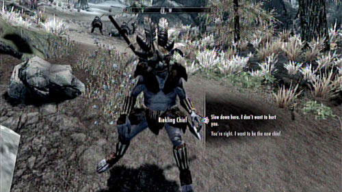 Before you manage to walk away from the battlefield left from the Nord camp, you will be approached by the Rieklings Chief (who bothered to come to you personally) - The Chief of Thirsk Hall - Side missions - Thirsk Hall and Bujold's Retreat - The Elder Scrolls V: Skyrim - Dragonborn - Game Guide and Walkthrough