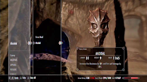 After you defeat the demon, take his Mask form his corpse - Unearthed - Side missions - Kolbjorn Barrow - The Elder Scrolls V: Skyrim - Dragonborn - Game Guide and Walkthrough