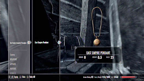 Locations not marked on the map - Locate the East Empire Pendants for Fethis Alor in Raven Rock - Other missions - The Elder Scrolls V: Skyrim - Dragonborn - Game Guide and Walkthrough