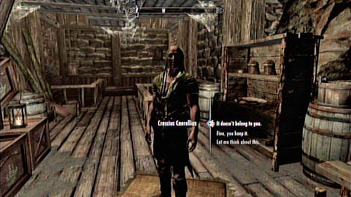 Head down into the mine to witness an argument between the marriage - apparently Crescius can't communicate with his wife - Retrieve the Ancient Nordic Pickaxe - Other missions - The Elder Scrolls V: Skyrim - Dragonborn - Game Guide and Walkthrough