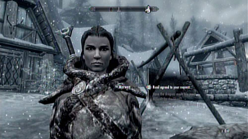 The woman can be found in the same place that you left her - apparently nothing has changed in the Skaal Village - Take Nera's Necklace to Runil in Falkreath - Other missions - The Elder Scrolls V: Skyrim - Dragonborn - Game Guide and Walkthrough