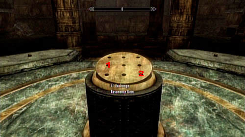 If you place two stones like shown above, you will be surrounded by a metal cage - Kagrumez - Unmarked missions - The Elder Scrolls V: Skyrim - Dragonborn - Game Guide and Walkthrough