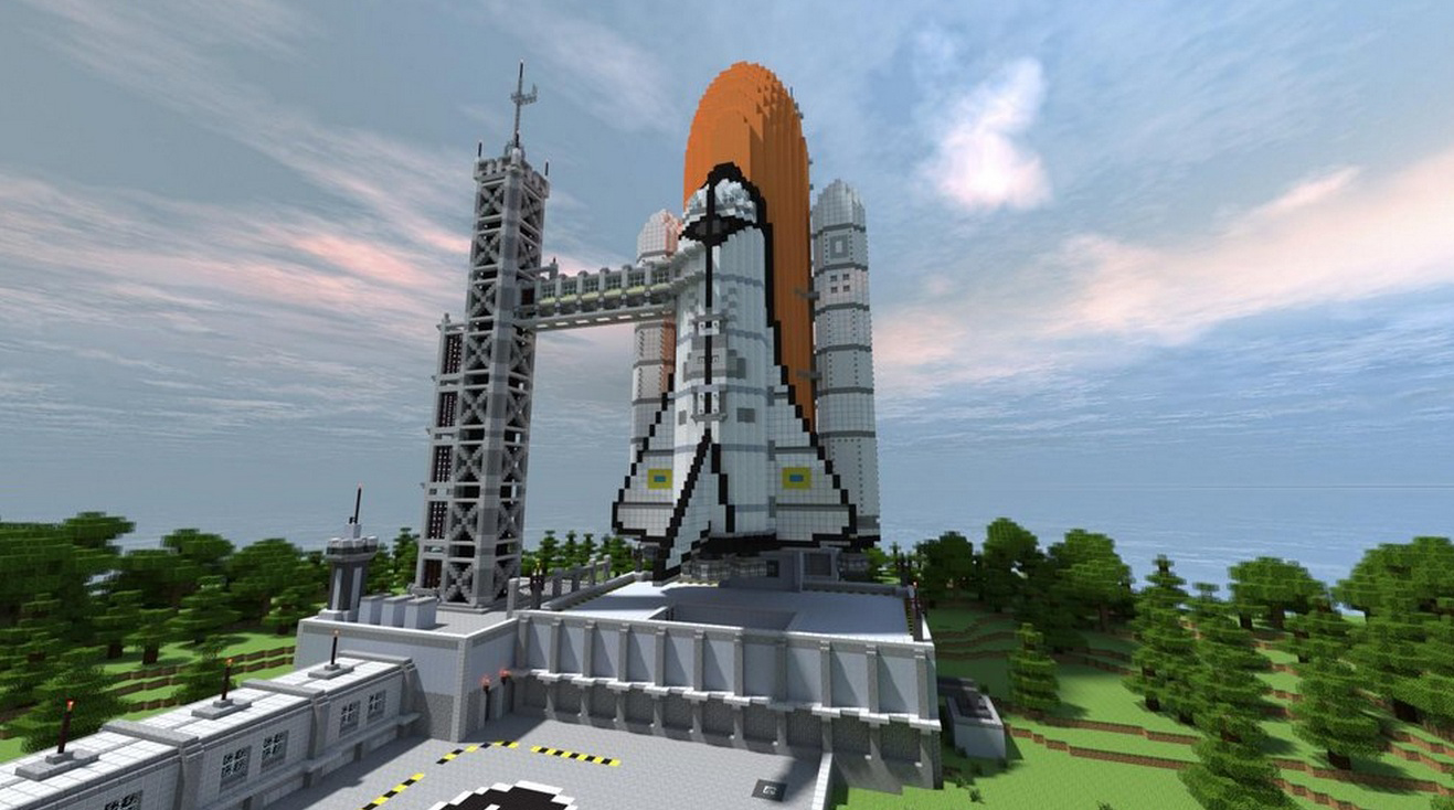 Minecraft Space Shuttle