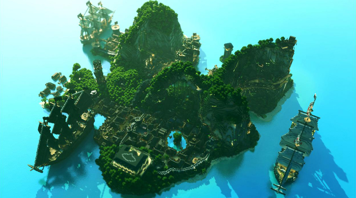 Minecraft Pirate Island