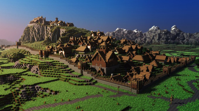 Minecraft Edoras in Rohan