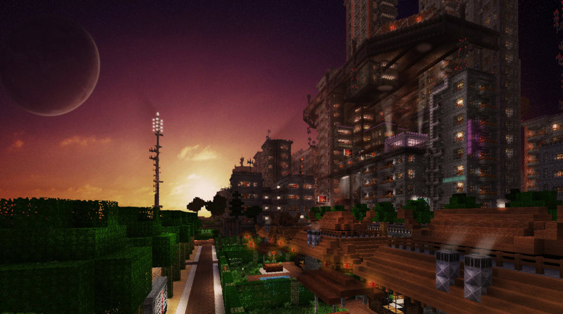 Minecraft Aurora City Project