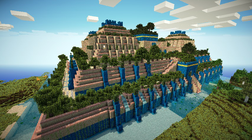 Minecraft Jardins Suspendus de Babylone