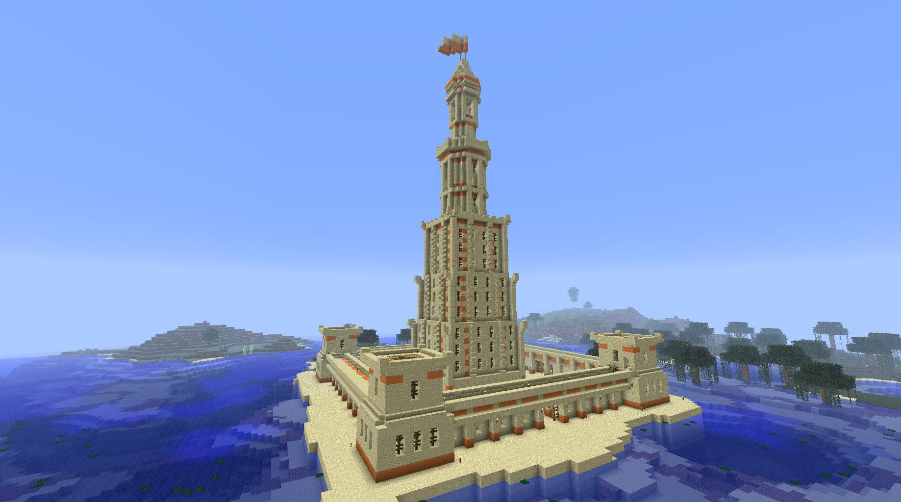 Minecraft Le phare d'Alexandrie