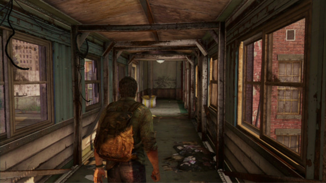 By going straight, you will finally reach the rendezvous point - The Cargo (text & map) - The Quarantine Zone - The Last of Us - Game Guide and Walkthrough