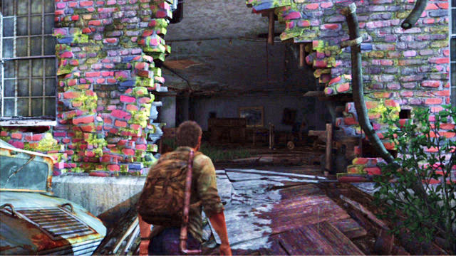 To make it over to the other side, you need to move the container towards the truck - The Museum - The Outskirts - The Last of Us - Game Guide and Walkthrough