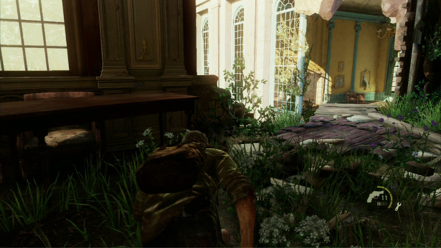 This way, you will reach a shelf that will make it possible for you to get lower - The Capitol Building (text & maps) - The Outskirts - The Last of Us - Game Guide and Walkthrough