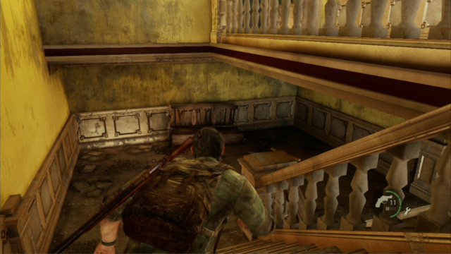 After you clear the area, return downstairs via the stairs - The Capitol Building (text & maps) - The Outskirts - The Last of Us - Game Guide and Walkthrough