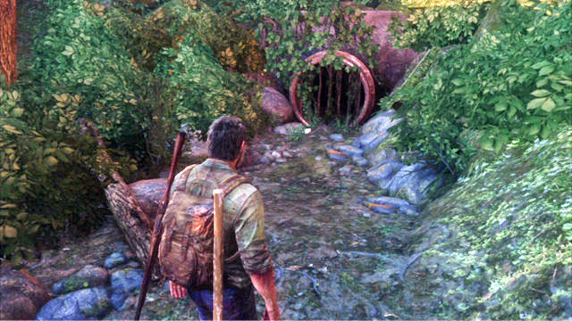 All the paths lead into the same place, but by going right, you will find additional supplies and materials - The Woods - Bills Town - The Last of Us - Game Guide and Walkthrough
