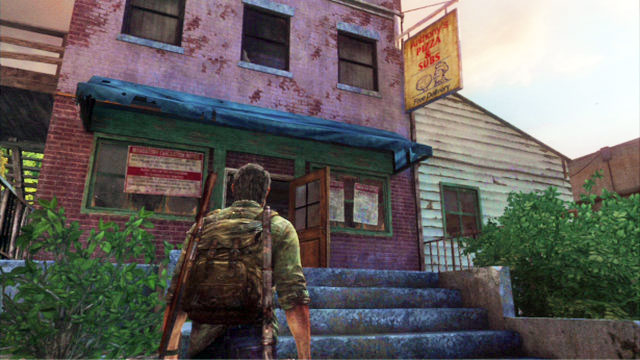 There is also quite a lot of equipment in the Pizzeria opposite the gate - The Woods - Bills Town - The Last of Us - Game Guide and Walkthrough