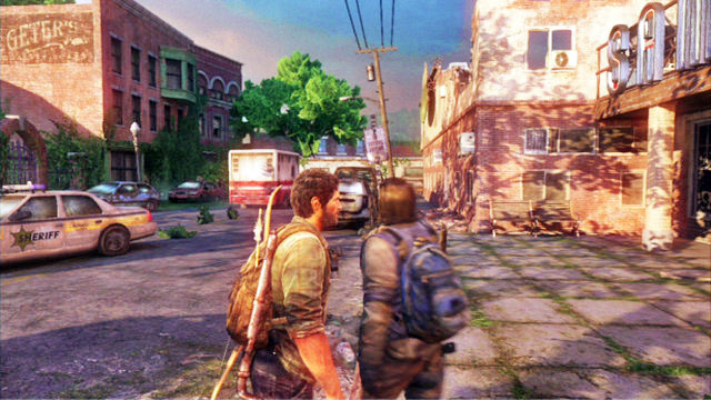 When you finally leave the building, you should get ready to fight off a group of enemies - Safehouse - Bills Town - The Last of Us - Game Guide and Walkthrough
