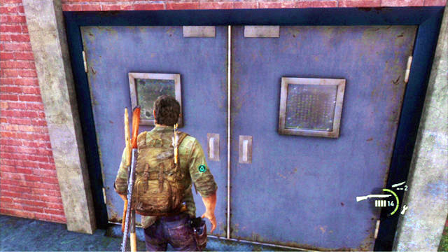 Once you make it through to the other side of the fence, check out the door of the nearby building - Graveyard - Bills Town - The Last of Us - Game Guide and Walkthrough