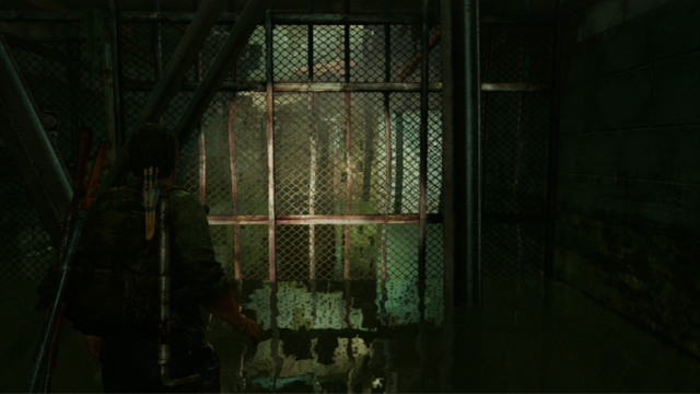 Once you resurface, you will be very close to the barricade that blocks off the tunnel - Hotel Lobby (text & maps) - Pittsburgh - The Last of Us - Game Guide and Walkthrough
