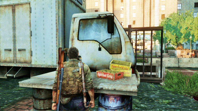 You can now climb onto the nearby truck - Financial District - Pittsburgh - The Last of Us - Game Guide and Walkthrough