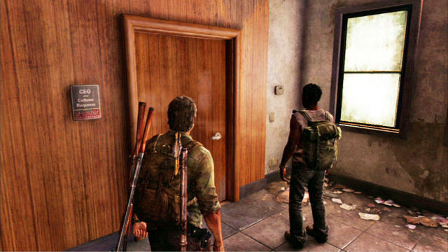 The door to the right will take you to Henry's hideout - Escape the City - Pittsburgh - The Last of Us - Game Guide and Walkthrough