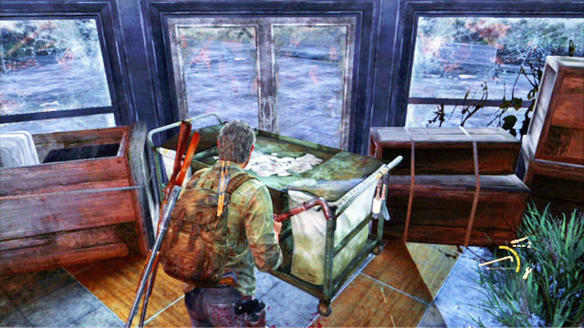 After the last one of them dies, move the trolley that has been blocking the door and leave - Escape the City - Pittsburgh - The Last of Us - Game Guide and Walkthrough