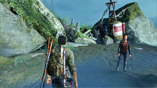 As you keep to the right, you will bump into a barricade, which you won't be able to go around - Sewers - The Suburbs - The Last of Us - Game Guide and Walkthrough