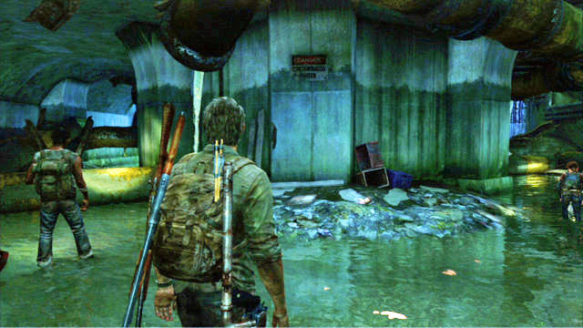 After you have collected everything, return to the main tunnel and go ahead until you reach a fork - Sewers - The Suburbs - The Last of Us - Game Guide and Walkthrough