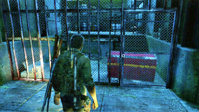 This way you will reach a closed grate with plenty of useful items behind - Sewers - The Suburbs - The Last of Us - Game Guide and Walkthrough