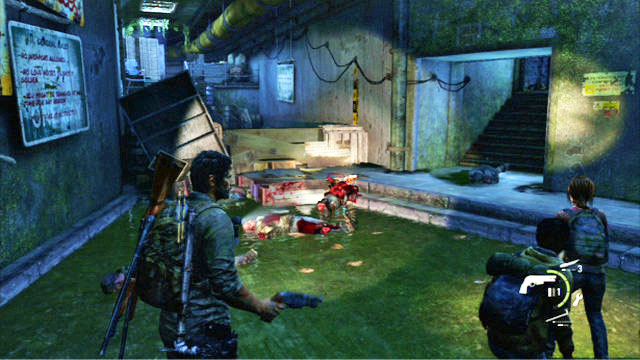 The tunnel will take you to a location where you will be attacked by four mutants - Sewers - The Suburbs - The Last of Us - Game Guide and Walkthrough