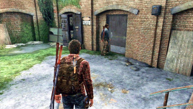 After the turbines are started, continue behind Tommy into the office downstairs - Hydroelectric Dam - Tommys Dam - The Last of Us - Game Guide and Walkthrough