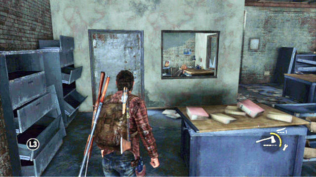 Another group of bandits is waiting in the room a bit ahead - Hydroelectric Dam - Tommys Dam - The Last of Us - Game Guide and Walkthrough