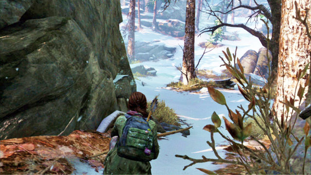 After the chapter starts, toggle crouch and start following the deer that you saw earlier - The Hunt - Lakeside Resort - The Last of Us - Game Guide and Walkthrough