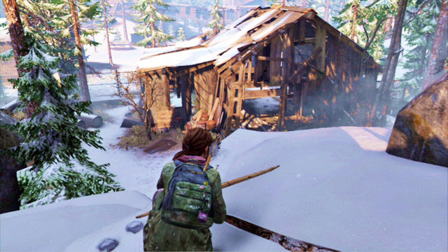 After you get over the wooden fence, you will reach a dilapidating chalet - The Hunt - Lakeside Resort - The Last of Us - Game Guide and Walkthrough