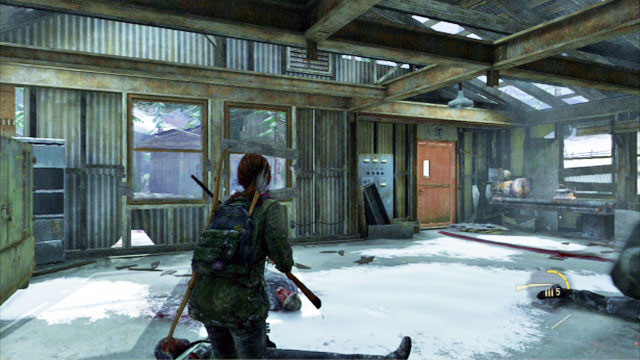 The first wave of enemies will approach right in front of you - The Hunt - Lakeside Resort - The Last of Us - Game Guide and Walkthrough
