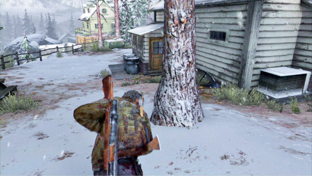 A few steps ahead, you will get under bandit fire - Cabin Resort - Lakeside Resort - The Last of Us - Game Guide and Walkthrough
