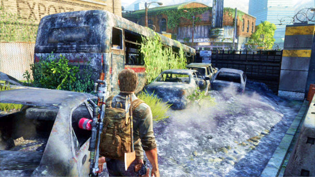 Eventually, you will reach a closed gate - Highway Exit - Bus Depot - The Last of Us - Game Guide and Walkthrough